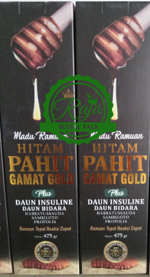 Madu Hitam Pahit Gamat Gold Insulin Rajaherbal Palu